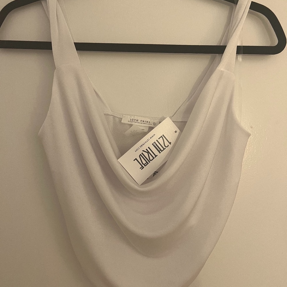 12th Tribe White Top- NEW with tags